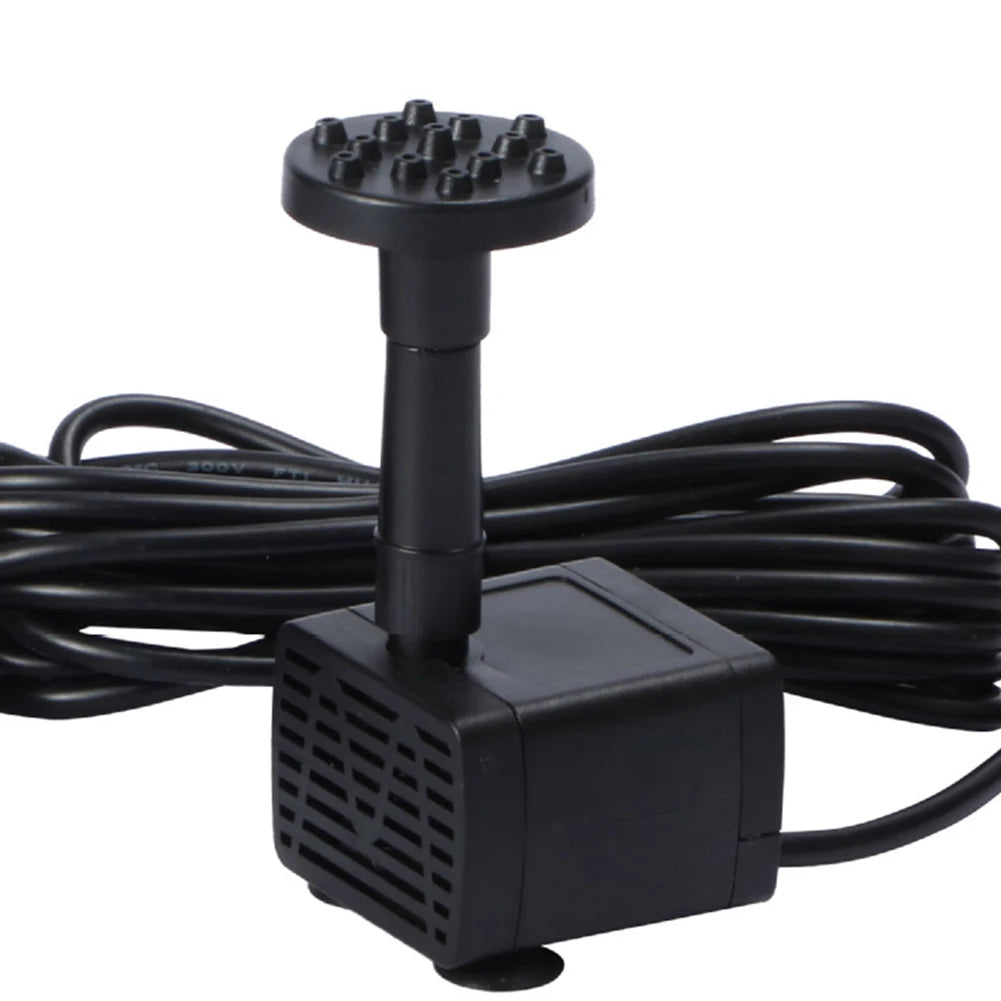 Solar Water Fountain Pump with Nozzles Solar Powered Fountain Water Pump Solar Fountain for Garden Pool Pond Aquarium Fountain