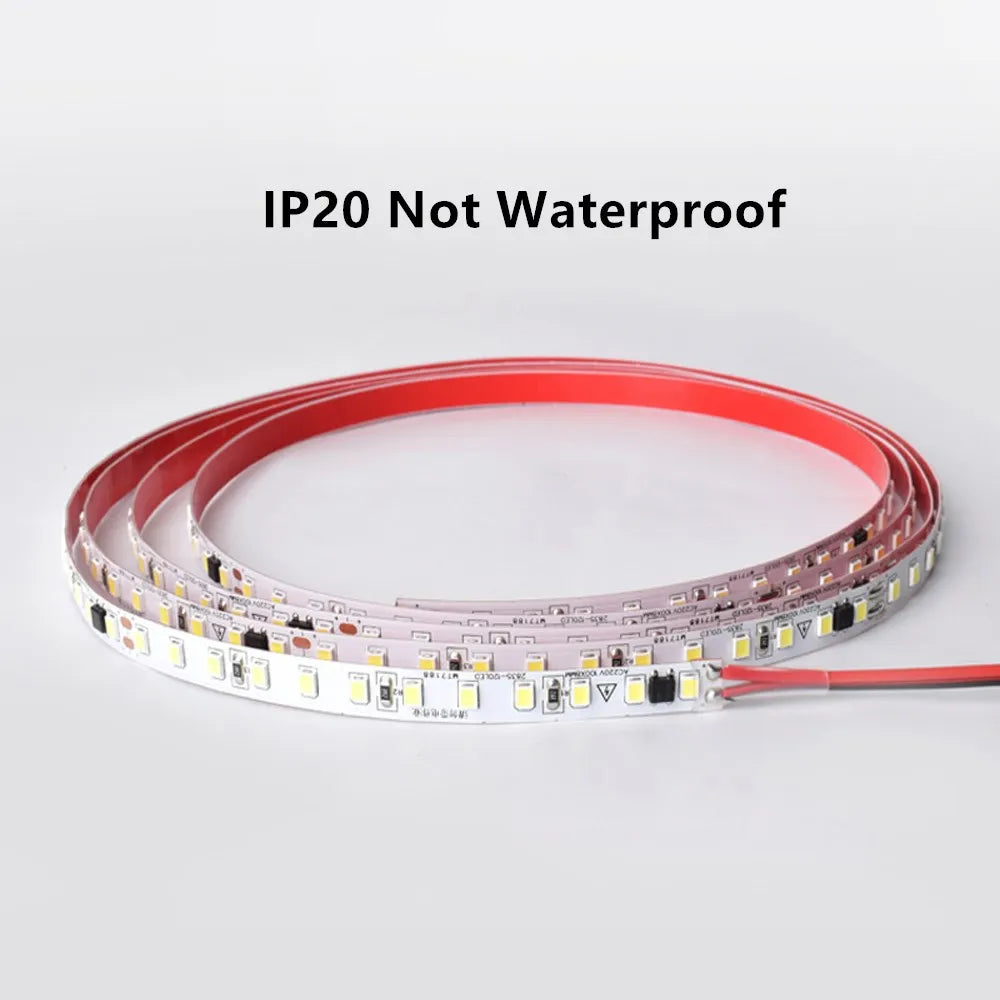 Led Strip AC 220V Light 2835 120LEDs/M 1M 5M 10M 20M IP20 IP67 Waterproof Cuttable LED Strip 220V Lamp For Decoration Room Bar