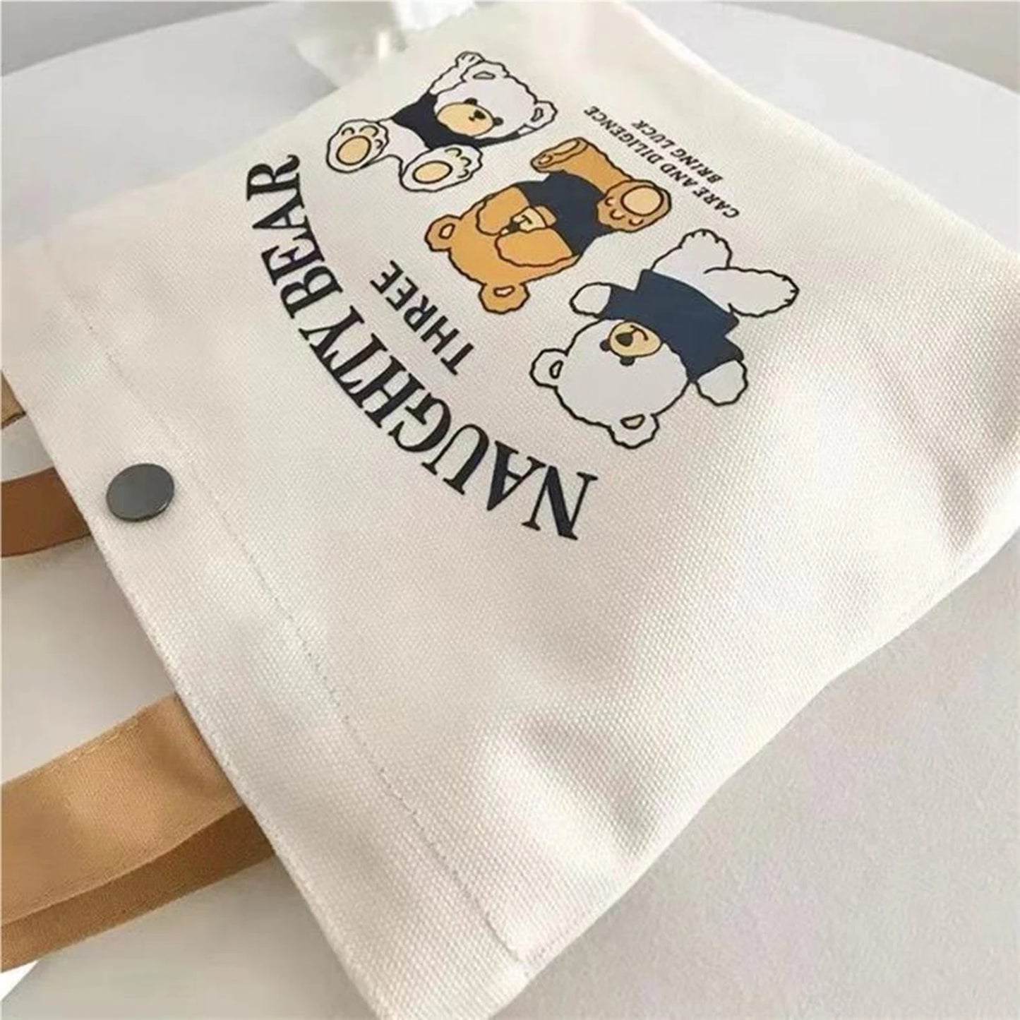 Canvas Tote Bag for School Cartoon pattern Lunch Box Student Handbag Durable Lunch Carrier Pouch Women Men 27*22cm