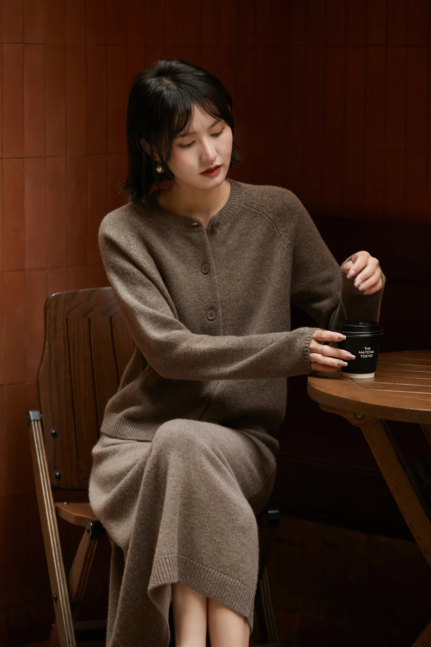 Row wind wool cashmere series ~ new sweaters in autumn and winter/overskirt fashion two-piece suit