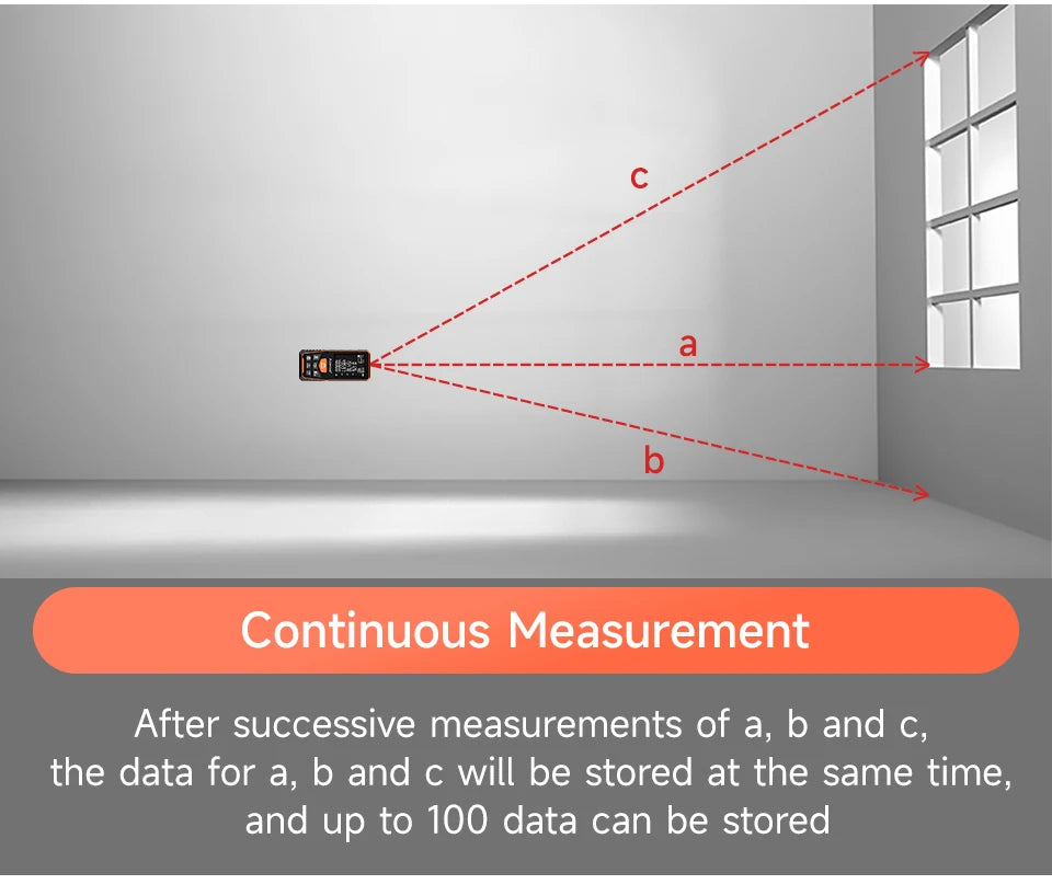 Aicevoos Digital Laser Rangefinder 50M 70M 100M 120M Laser Distance Meter Trena Laser Tape Measure Roulette Range Finder