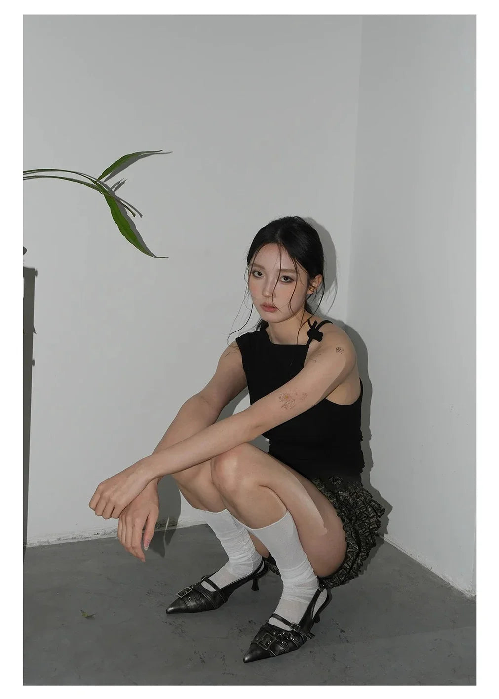 Pointed Toe High Heels Women Wear Belt Buckle Baotou Cold Slippers 2025 Half Drag Back Empty Single Shoes