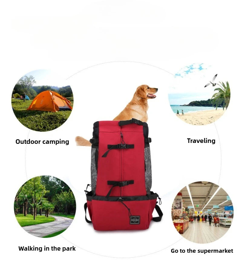 Pet Backpack Breathable Washable Shopping Backpacks Portable Durable Dog Carriers Bags Adjustable Design Pets Products