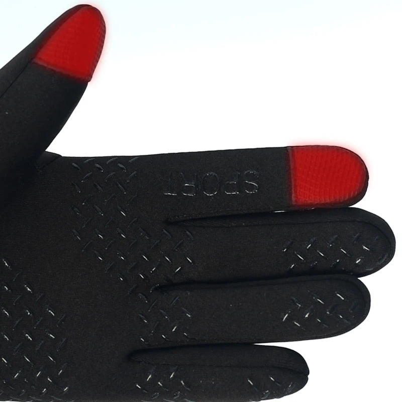 Football Gloves Waterproof Thermal Grip Outfield Cycling Player Bicycle Field Bike Sports Sports Outdoor guantes moto