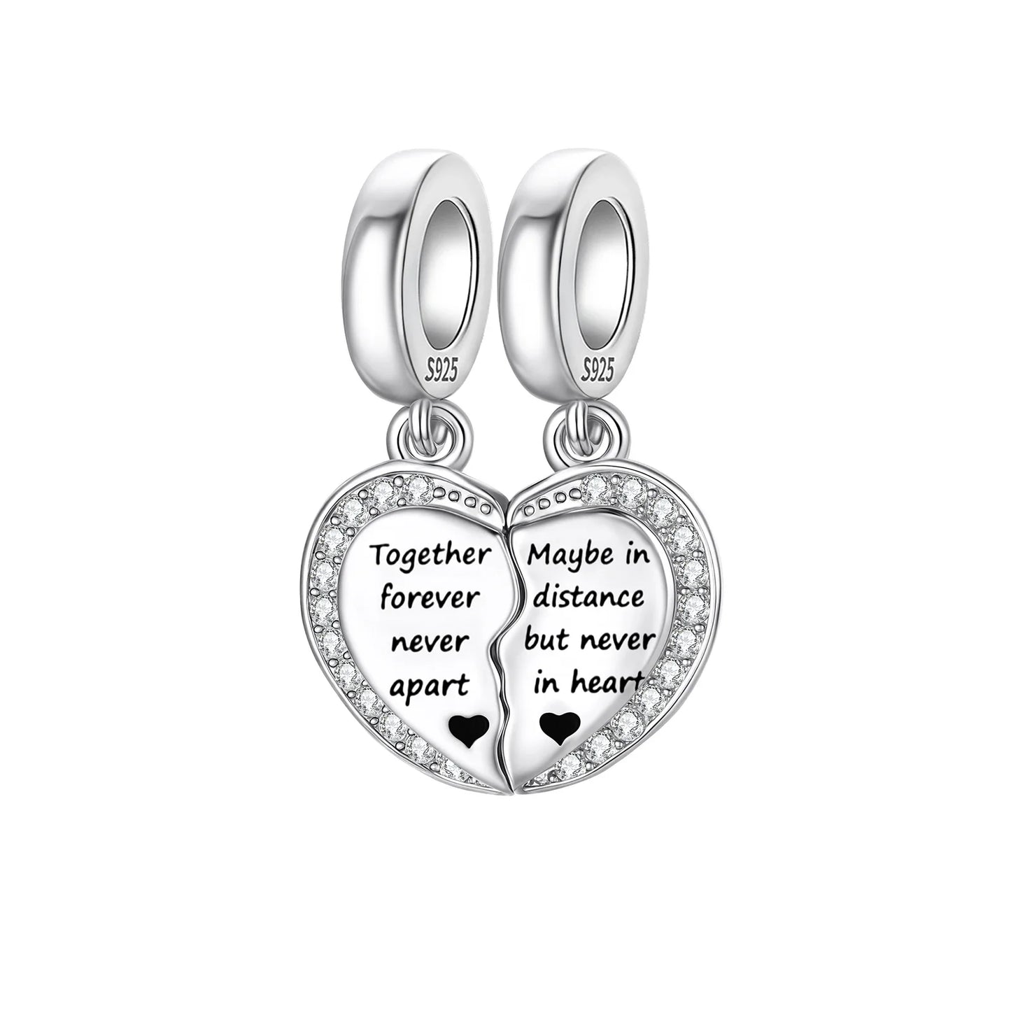 925 Sterling Silver Full series of A-Z letters pendant Charms For Original  Bracelet Charm Necklace Diy Female Jewelry