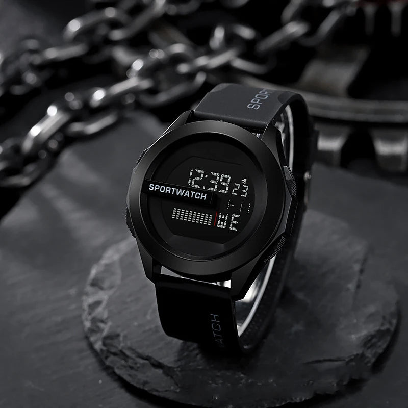 Sport Electronic Watch for Man Luxury Digital Wristwatch Stopwatch Luminous with Date Week Waterproof Men Watches