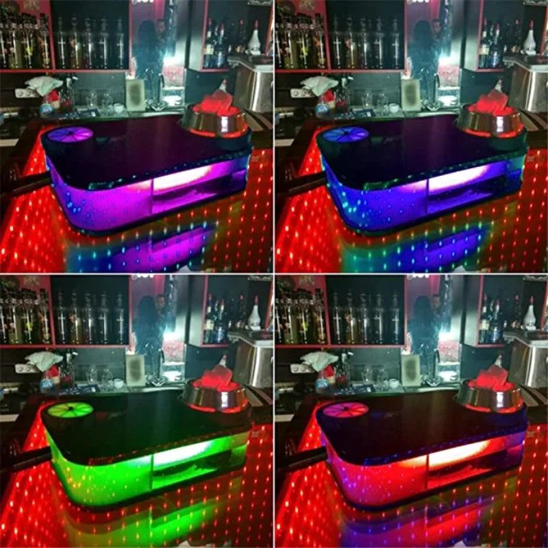 Rectangle Hookah Smoking Pipe Set Shisha Narguile Complete with Remote LED Light Shisha Bowls Charcoal Rack Smoking Accessories