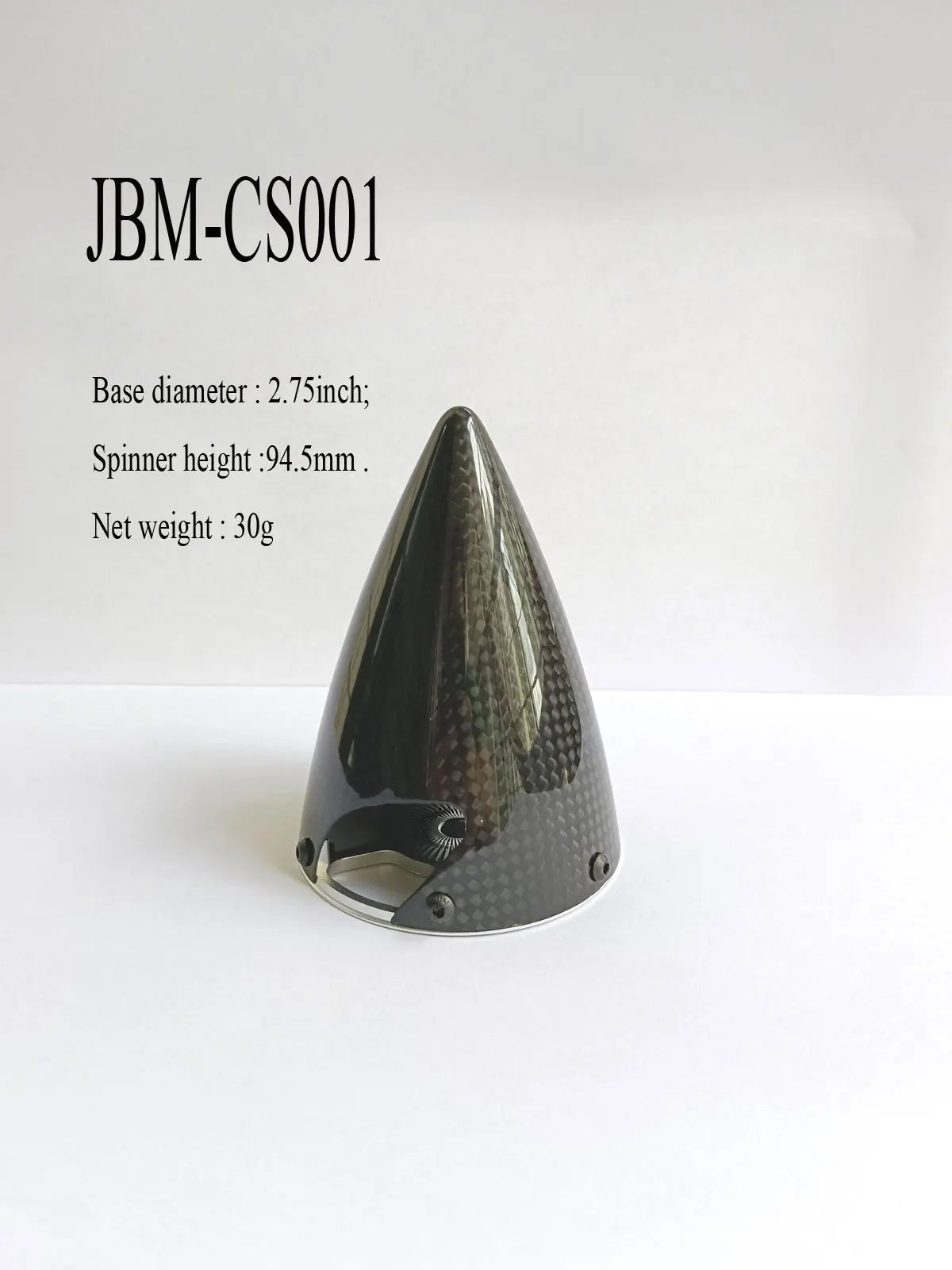 2 blades RC gasoline plane Carbon fiber spinners from  2,75in- 5.5inch