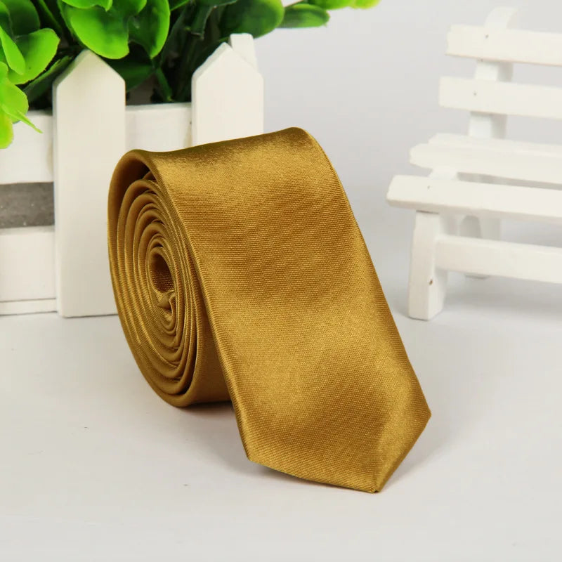 5cm Men tie silk polyester necktie classic formal solid plain pink black sage wedding party gift Slim Skinny women tie  cravatte