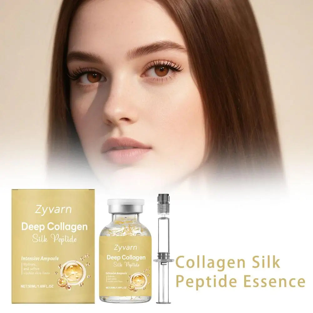 Multi Effect Care Ampoule Essence Collagen Silk Peptide Skin Brightening Essence Moisturizing & Repairing Essence Skin Care