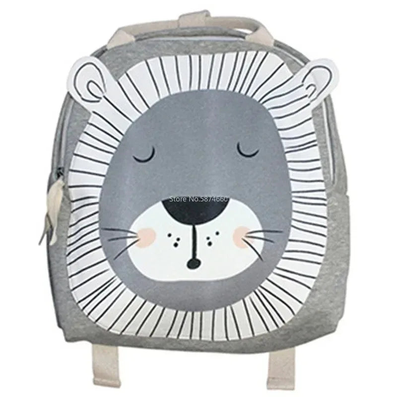 Children Backpack Toddler Kids School Backpack for Baby Kids Cute School Bag Boy Girl Light Bag Rabbit Butterfly Lion Bag