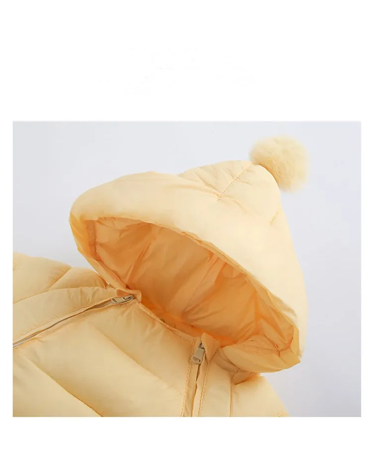 New newborn baby clothes jumpsuit baby solid color crawling clothes for boys and girls aged 0-3 winter cotton clothes for babies