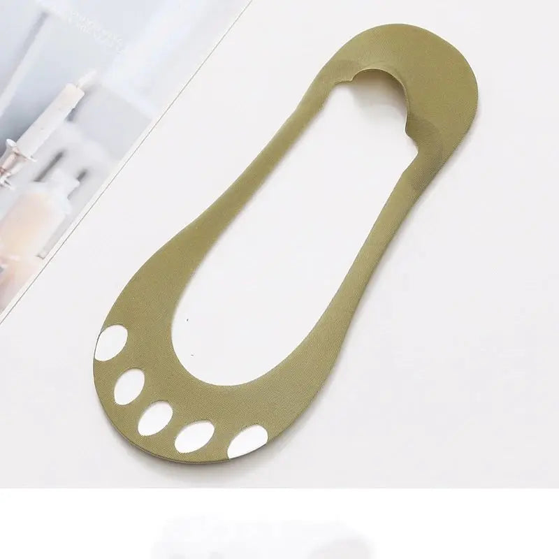 Women Boat Sock Plantar Fasciitis Shoes Insole Socks Insoles for Feet Shock Absorbing Shoe Sole Invisible Non slip Shoe pads