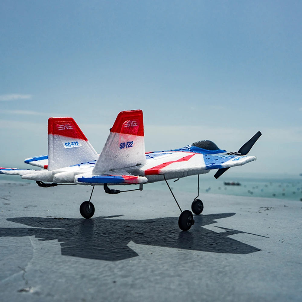 RC Plane F22 Stunts Plane 2.4G Radio Control Glider Remote Control 3D Plane Glider Airplane EPP Foam Boys Toys for Children