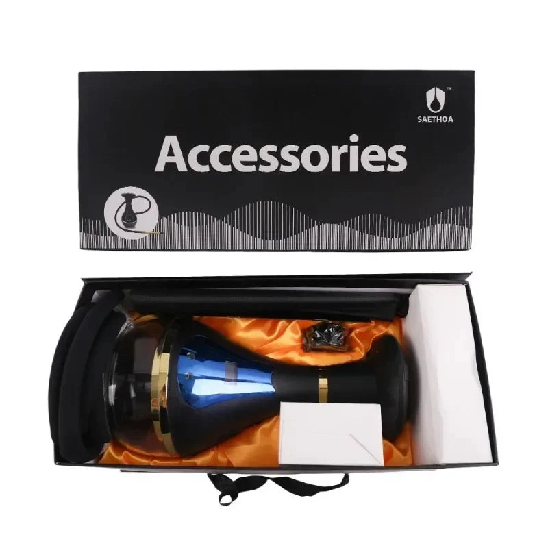Smart Electric Hookah Shisha Set Portable Travel Electronic Hookah High Quality Shisha with LED Display
