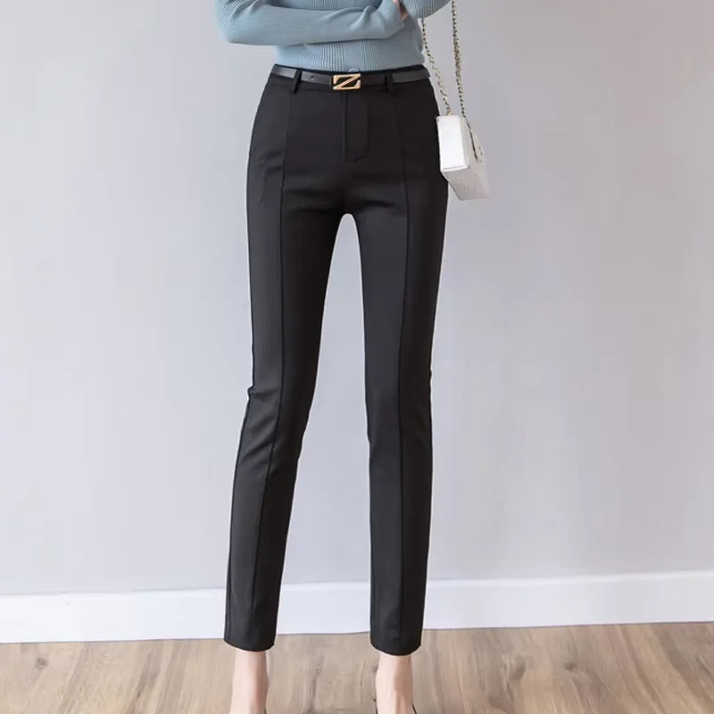 Pants Women Pencil Trousers 2019 High Waist Ladies Office Trousers Casual Female Skinny Bodycon Pants Elastic Pantalones Mujer