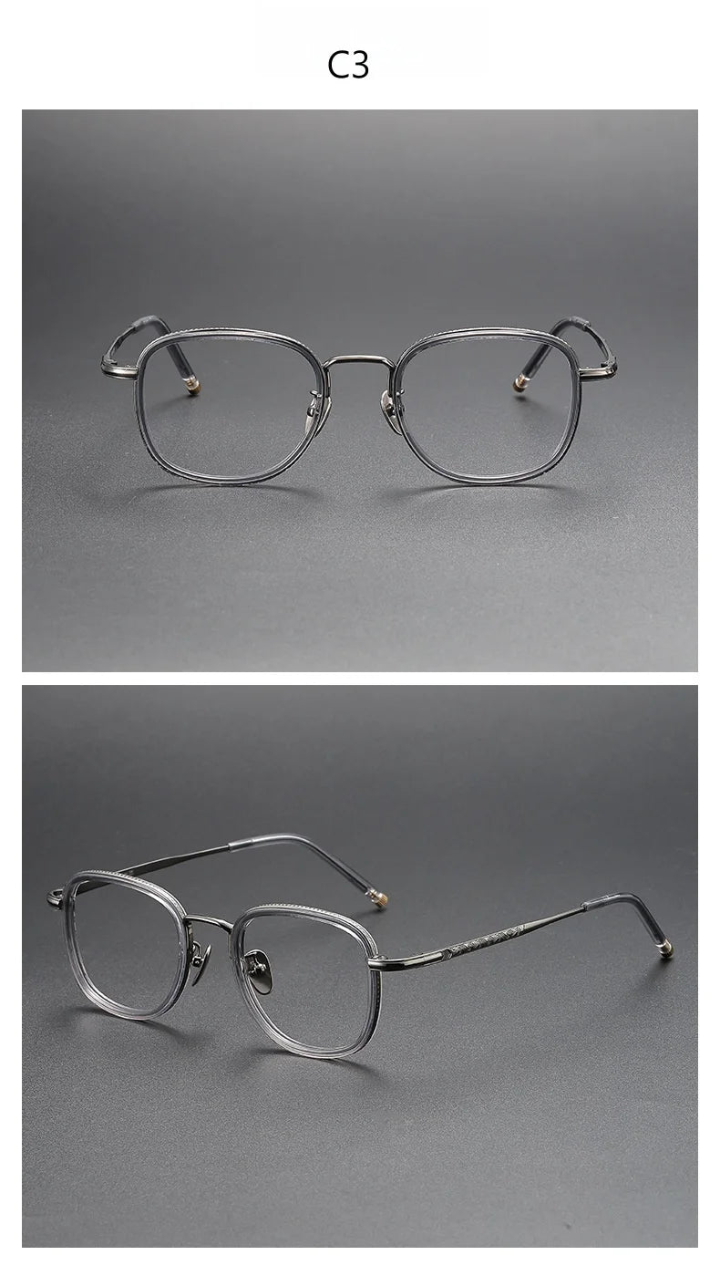 New Ultra-light Ttanium Glasses Frames Retro Designer Men's And Women's Glasses Frames Blue Ligh Optical Prescription Frames 712