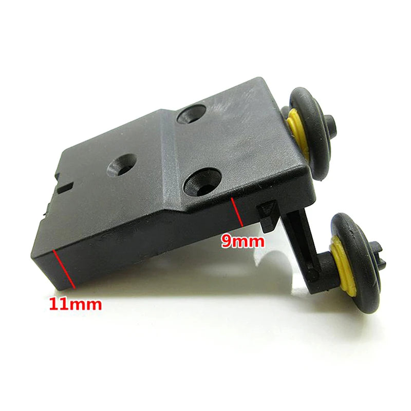 1pc Cabinet Sliding Wardrobe Door Part Top/bottom Down Wheels/Runner/Guides Kit Side-mounted Hanging Sliding Pulley Open Wheel