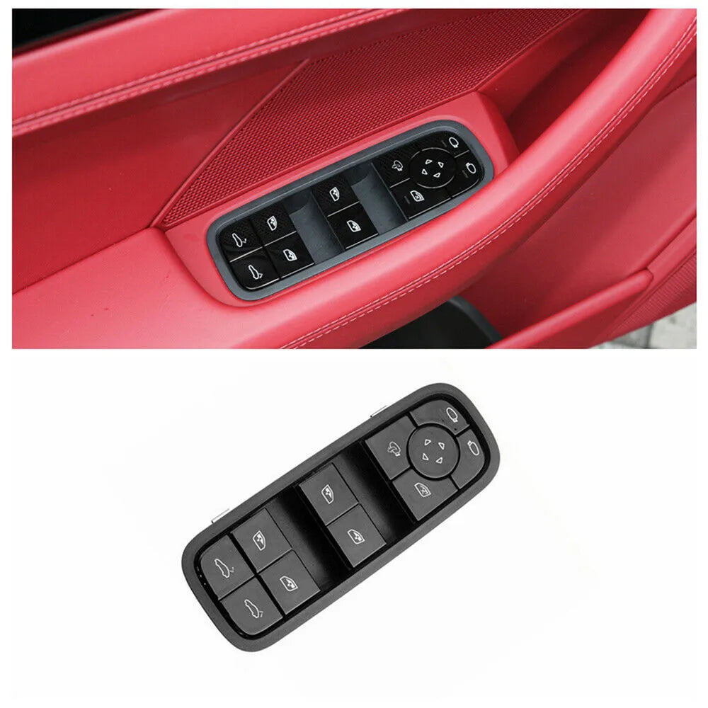 971959858C New Left Driver Master Power Window Switch for Porsche Cayenne Panamera 2017-2022 971 959 858 C HUO Car Accessories
