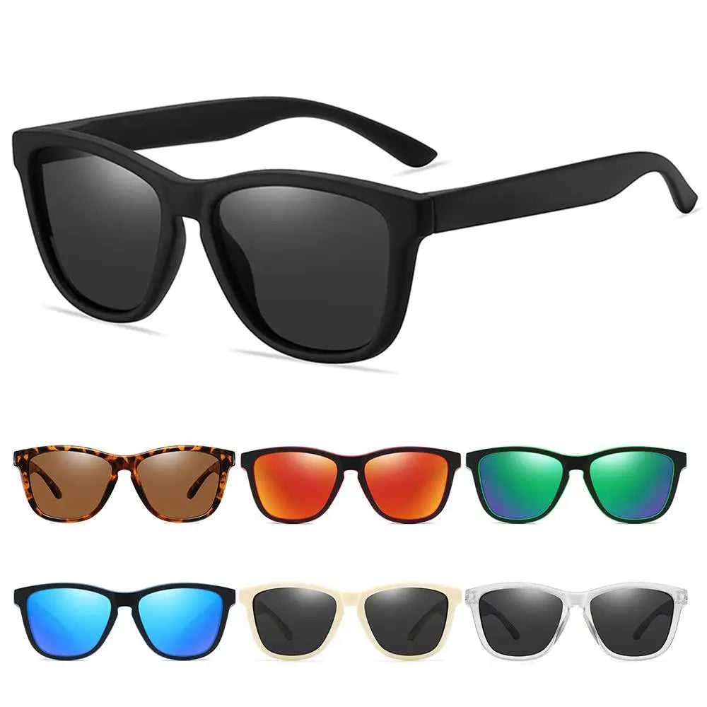 Polarized Sunglasses - Men & Women Mirrored Driving Fishing Sun Glasses with UV400 Protection, Classic Retro Shades