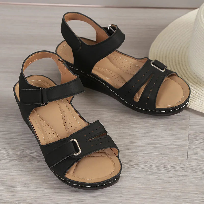 Women Shoes Sandals Summer Soft Women's Sandals Beach Sandals For Women Wedge Women's Shoes Elegant Female Sandal Women Footwear
