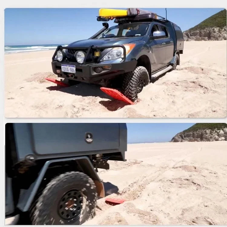 10T Car Off Board Snow Chains Self Rescue Anti Skiding Plate Self Driving Emergency Equipment Muddy Sand Traction Assistance