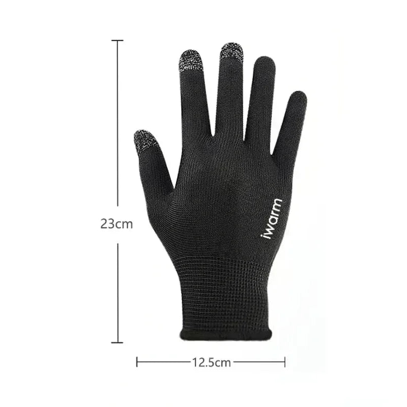 Winter Warm Gloves Touch Screen Windproof Cold-proof Cycling Gloves, Men's Women's Running, Hiking Skiing Gloves