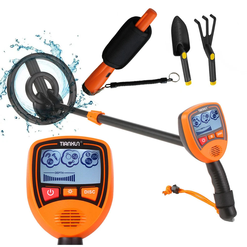 Metal Detector MD-1012 Underground Beach Treasure Hunter Detector Tool Gold Finder Metal Seeker Beginner Parents-Kids Gift