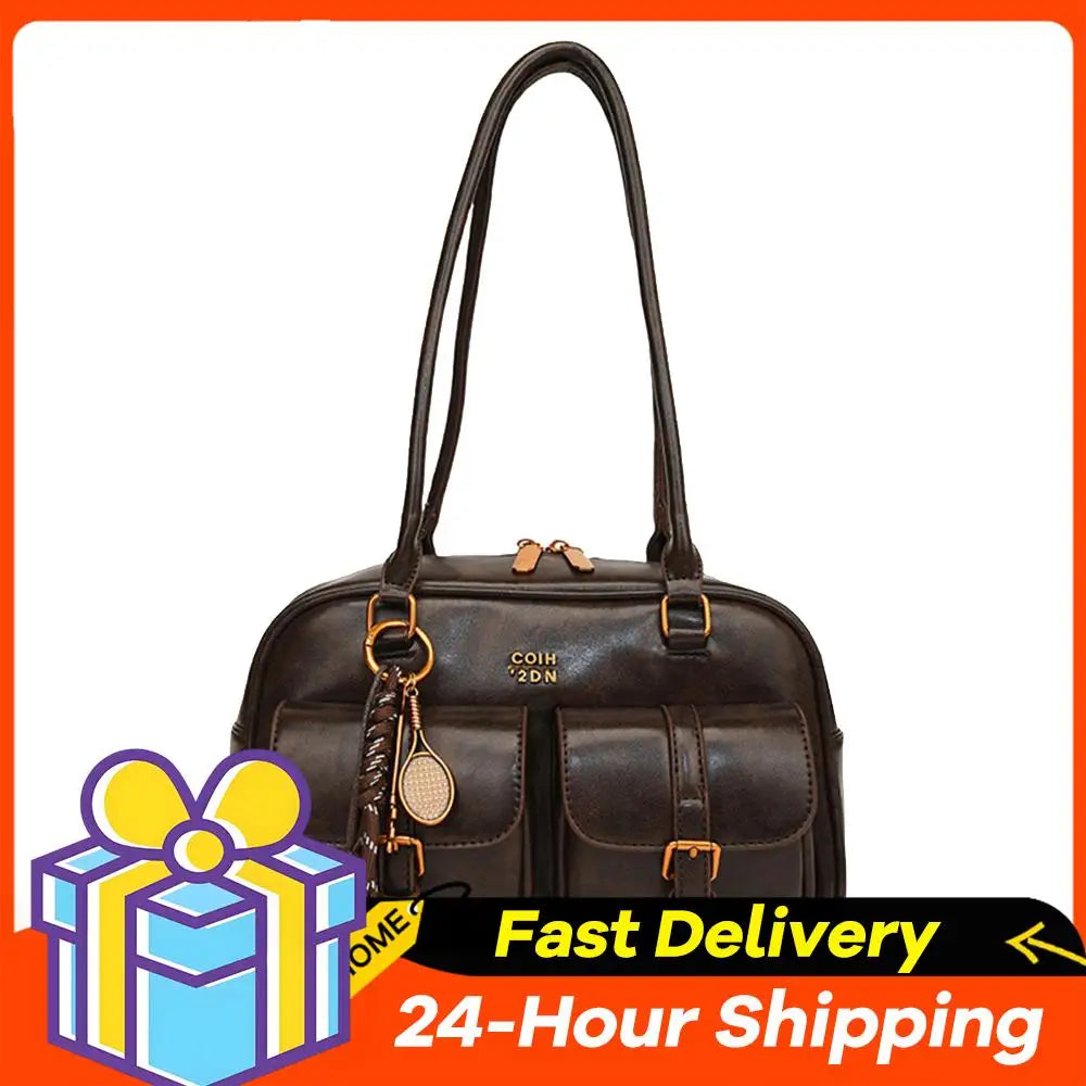 Ladies Large-Capacity Tote Bag Women Vintage Retro Chic Handbags Girl Shopping Shoulder Bag Women's Purses Top Handle Bags