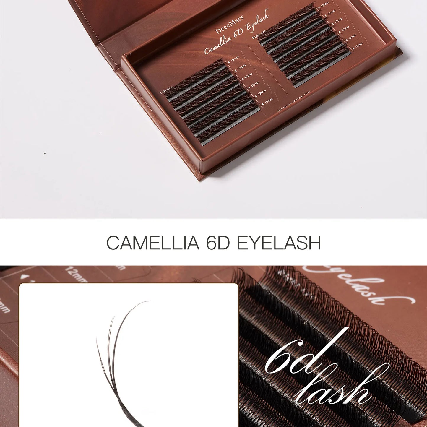 DeceMars  Camellia 6D Eyelash Extensions Flying Eyelash
