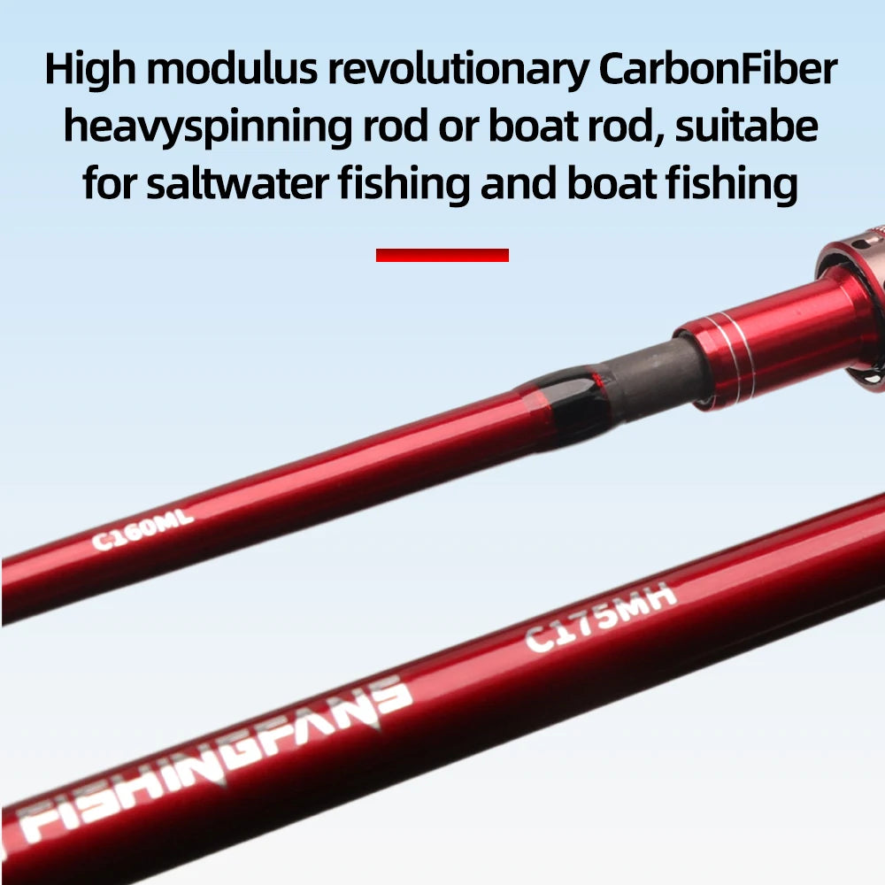 FISHINGFANS Cuttlefish Fishing Rod ML MH  1.5m 1.6m 1.75m Saltwater Squid Boat Fishing Rod Sensitive Light Jigging Rod