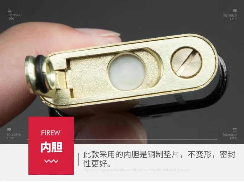 Zorro Lighter Retro Grinding Wheel Metal Constantine Flint Antique Series Lighter Various Patterns Men's Gifts