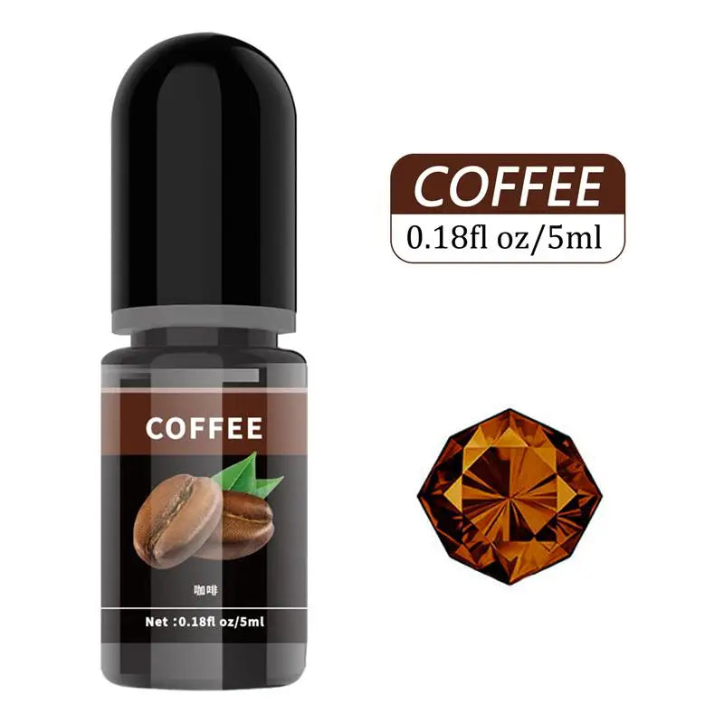Epoxy Resin Pigment 5ml Liquid Epoxy UV Resin Dye Transparent Colorant For UV Resin AB Glue Coloring DIY Resin Art Jewelry Makin