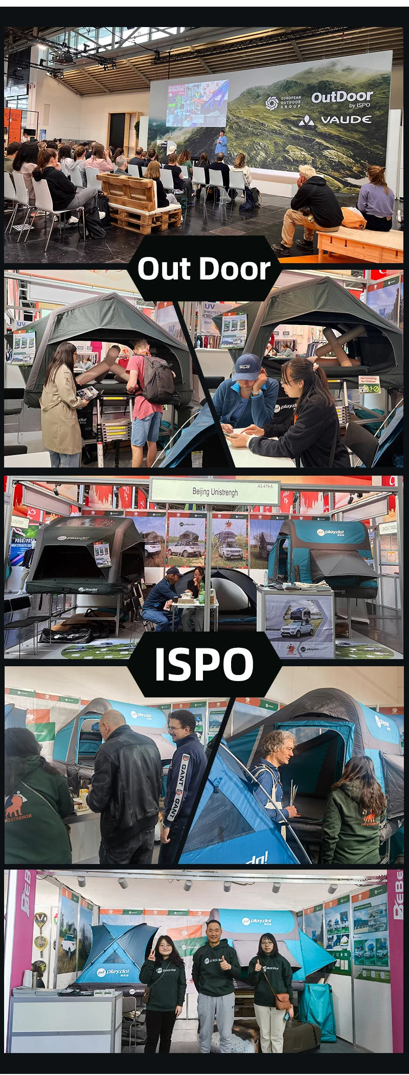 Inflatable Rooftop Tent Car Roof Tent Glamping Outdoor Tents Versatile Shell Wing Large Internal Lightweight Waterproof Rooftop