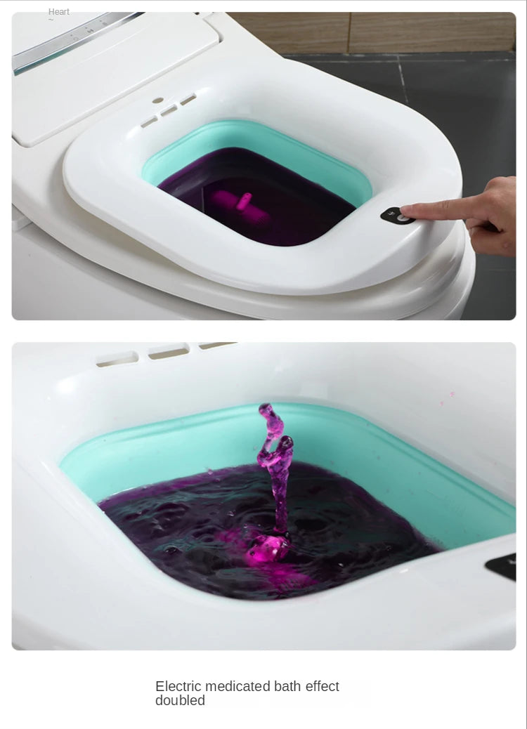 Electric Bidet Washbasin for Pregnant Women Elderly Medicated Tub Private Parts Wash Basin Portable Bidets Personal Hygiene Care