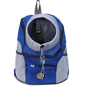 Pet Dog Carrier Bag Out Double Shoulder Portable Travel Backpack Outdoor PPet Dog Front Bag Mesh Backpack Head Pet Supplies
