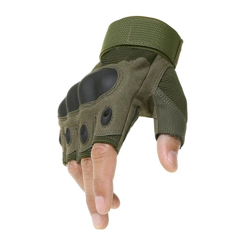 Outdoor Tactical Gloves Sport Gloves Half Finger Type Men Combat Gloves Shooting Hunting Gloves