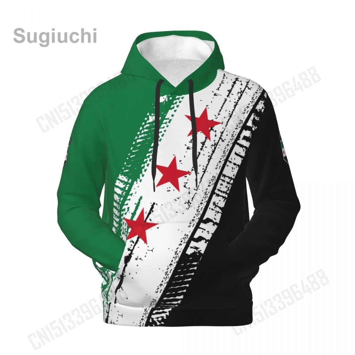 2025 Syria 1932-1958 3D Fleece Hoodie Polyester Warm With Pocket Super Soft Men Women Sweatshirt Unisex Pullover Hoodies