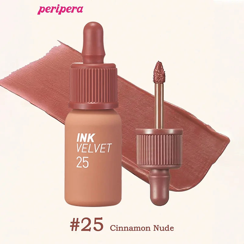 K-beauty Ink Velvet Lipstick high-pigment and long-wearing, weightless, gluten-free, paraben-free, velvet-matte, long-lasting