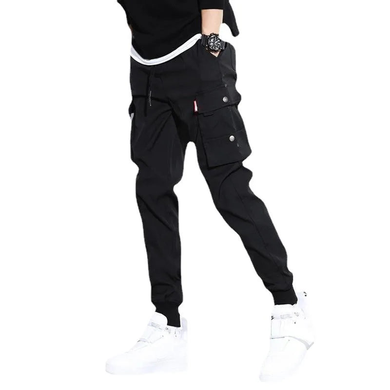 Men's Pants Fashionable Casual Jogging Pants 2025 Street Wear Workwear Pants Men's Multi Pocket Pants Fitness Men Sports Pants