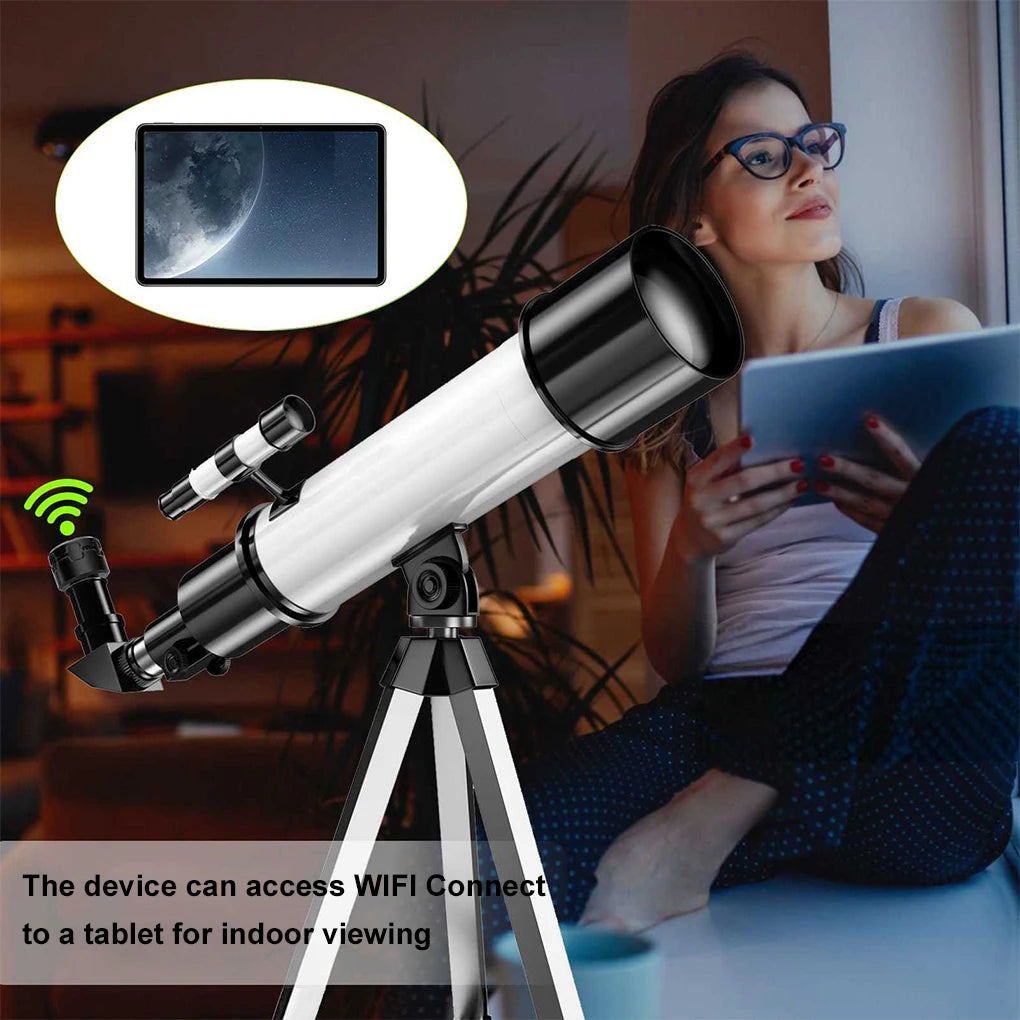 Upgraded 4K HD WIFI Electronic Eyepiece Astronomical Telescope Camera 5 Million Pixel Full-Color Bird-Watching Telescope