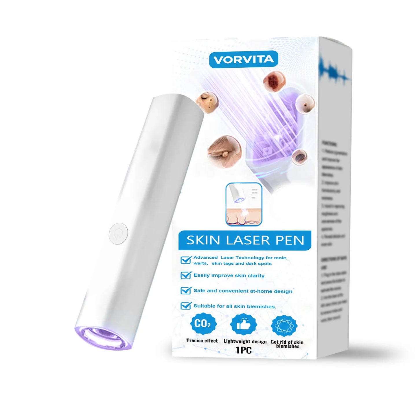Skin Care Pen for Body Facial and Local Skin Cleaning Especially Lightweight and Portable for Home Use Remove Spots Tool