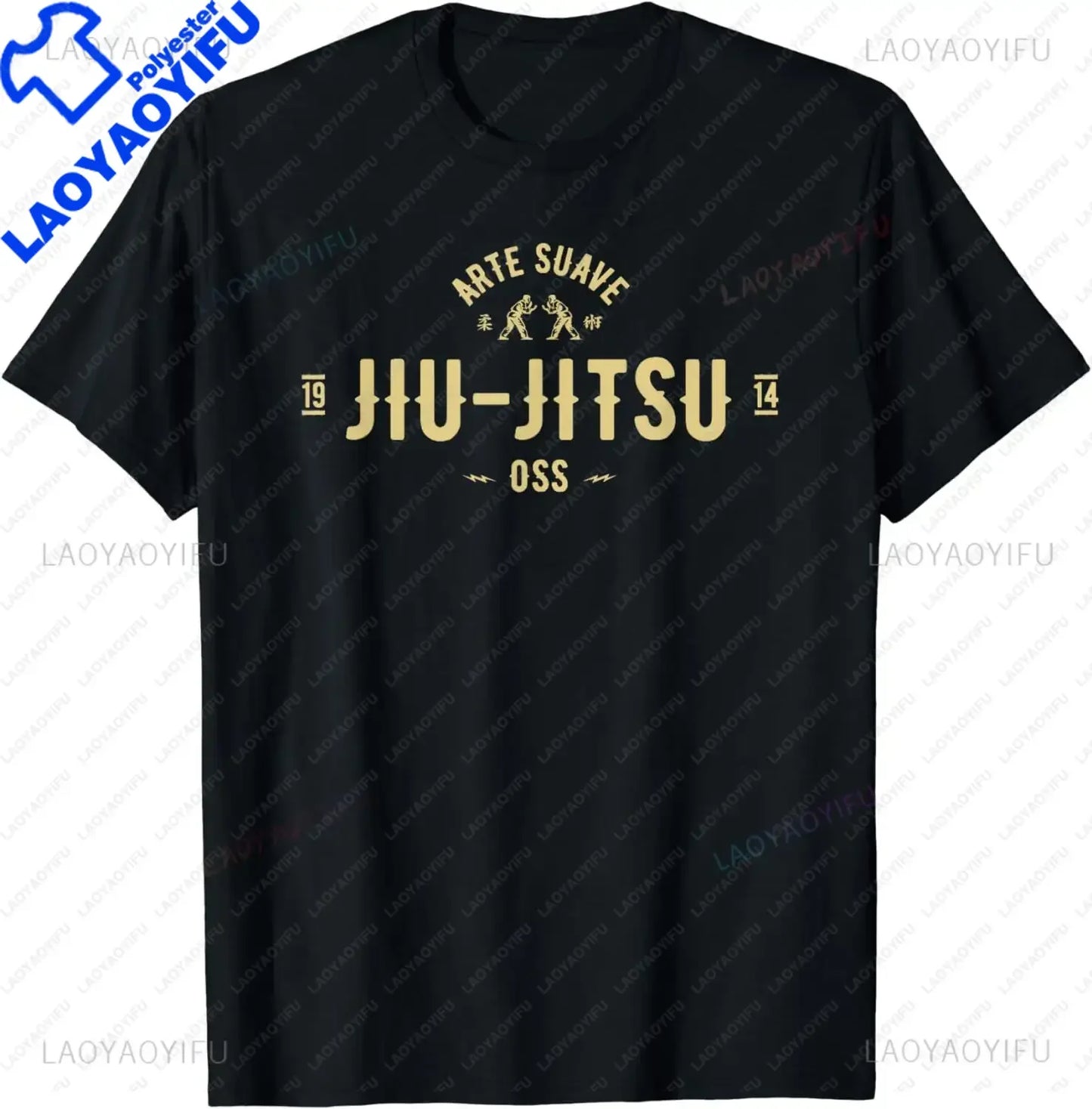 Brazilian Jiu Jitsu Shirt Arte Suave Oss Tshirt BJJ T Shirt T-Shirt  Men Clothing Tops  Streetwear  Camisetas  Vintage T Shirt