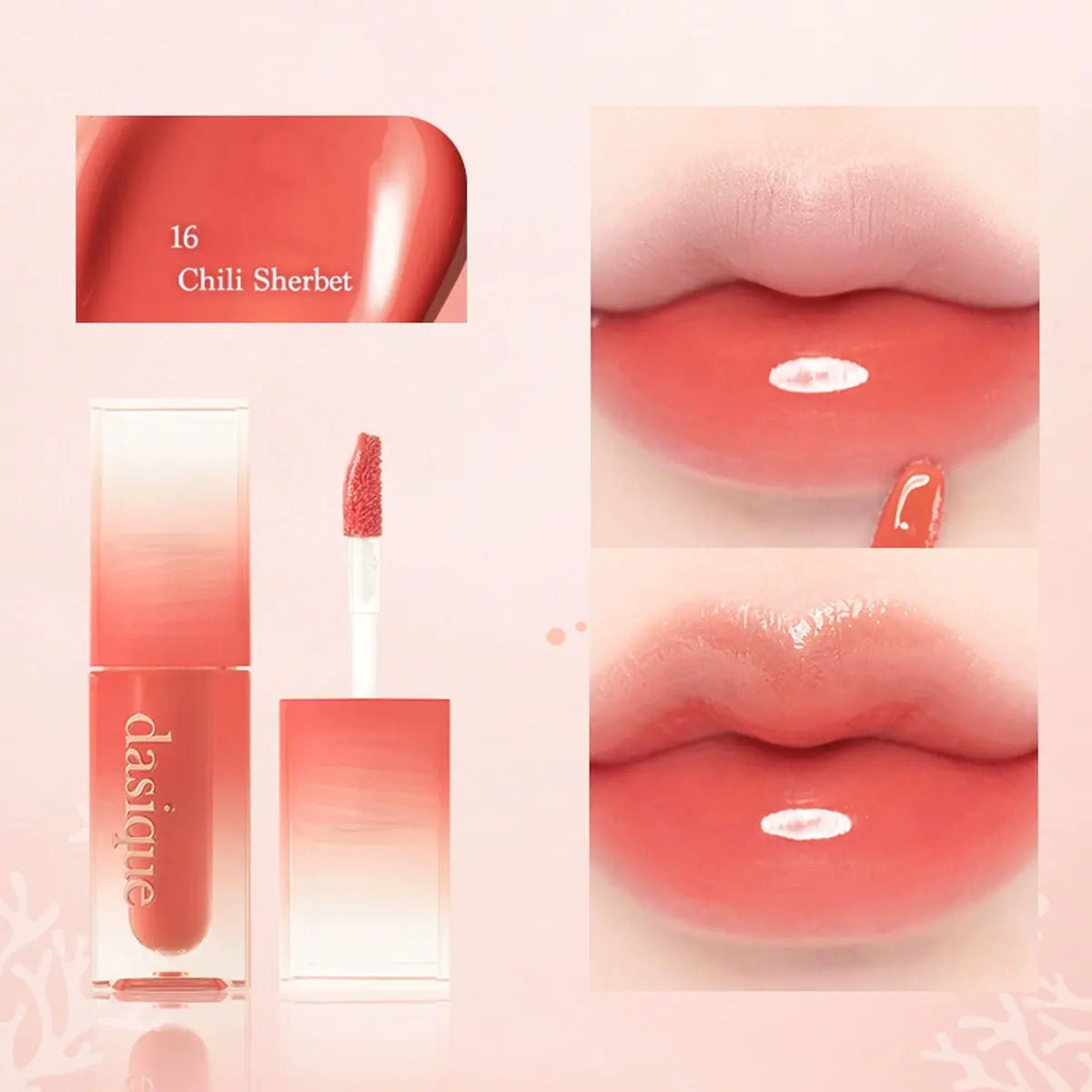 [ClearanceSale] Dasique Juicy Dewy Tint,Mirror-Like Glossy Finish,Smooth & Lightweight,Long-Lasting Wear,K-Beauty,Korean Makeup
