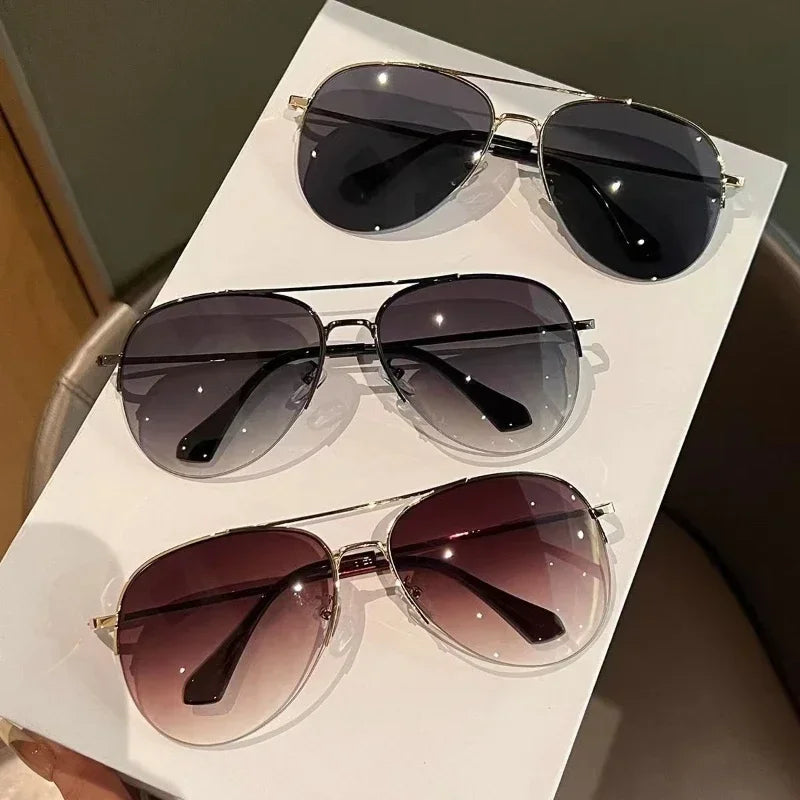 Outdoor Polarized Sunglasses Unisex Men Women Gradient Lens UV400 Driving Travel Sun Glasses Male Ultralight Anti-glare Goggles