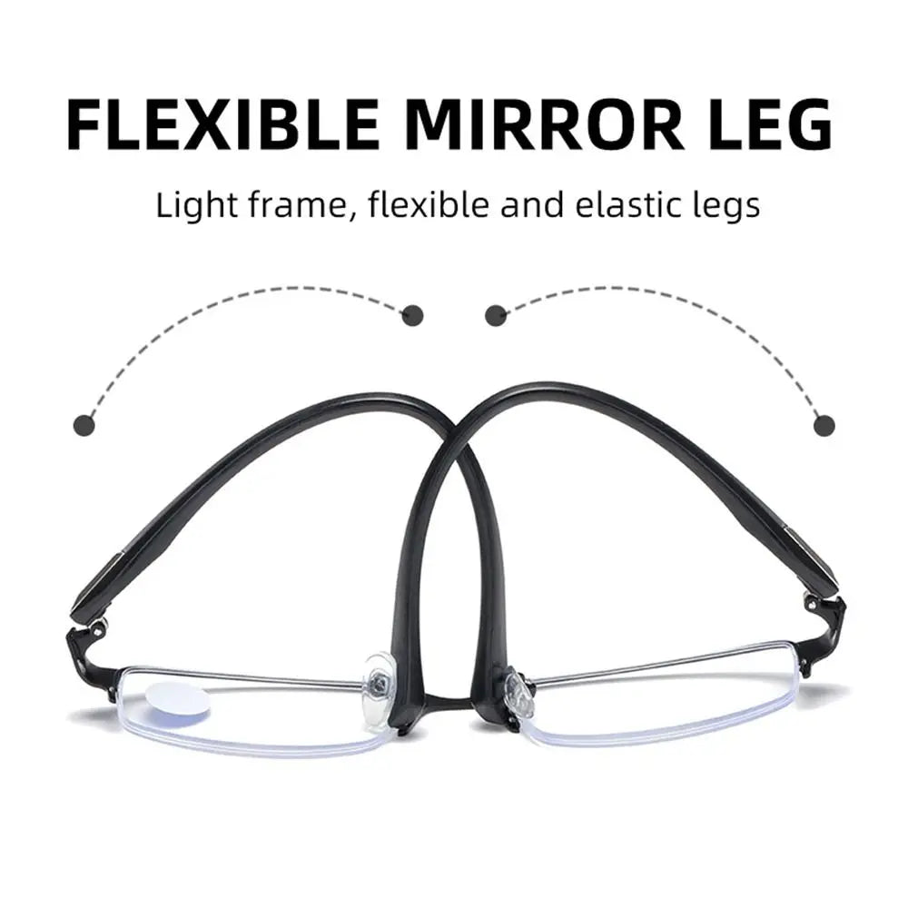 Business Progressive Multifocal Reading Glasses Trendy Near Far Presbyopia Vintage Photochromic Sun Glasses Eyewear +1.0 To +4.0