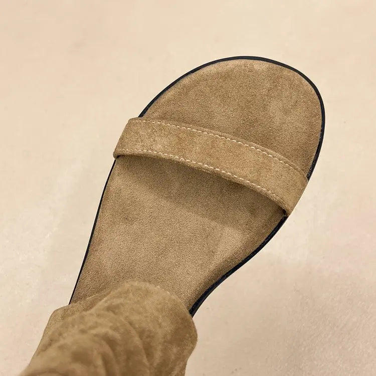2025 Female Low Heel Footwear Gladiator Sandals Shoes For Women Zippers Fashion Open Toe Ladies Sandals Ankle Booties Shoe Pumps
