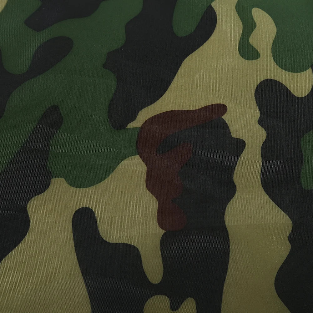 Camouflage Outdoor Tent Tarp Nylon Fabric Portable Lightweight Rainproof Mat RainTent Tarp Shelter for Camping