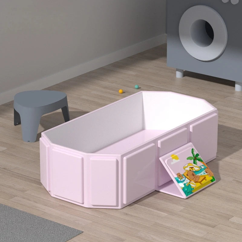 Baby Bathtub,Portable Baby Tub,Quick Pop Up Non Inflatable Bathtub Space-Saving,Durable Tubs for 0~8 Years old Infants
