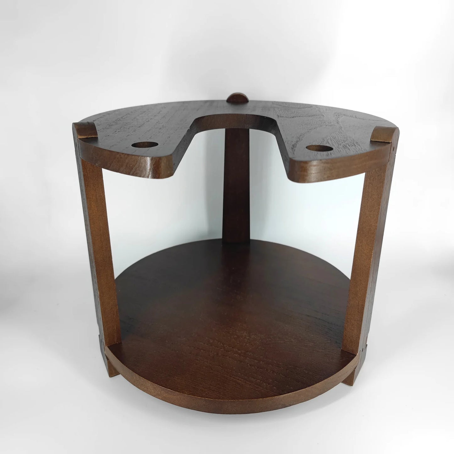 Shisha Stand Portable Wooden Hookah Table Holder Station With Wheels Rolling for Vase protection Hose Clamp Nargile Accessories